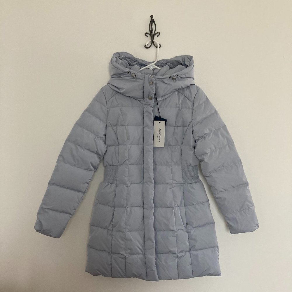 Cole Haan Signature Hooded Down Coat Size Medium